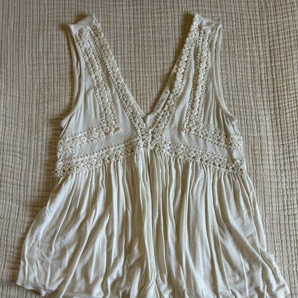 Cream Crochet Top - Picture 1 of 2